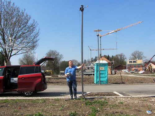 Mobilfunkmessung wird genauer, daher auf Antennenmast messen!